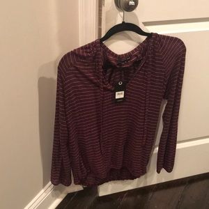 Lucky Brand Tops - Lucky brand size m medium burgundy top Lucky Brand Tops - Lucky brand size m medium burgundy top